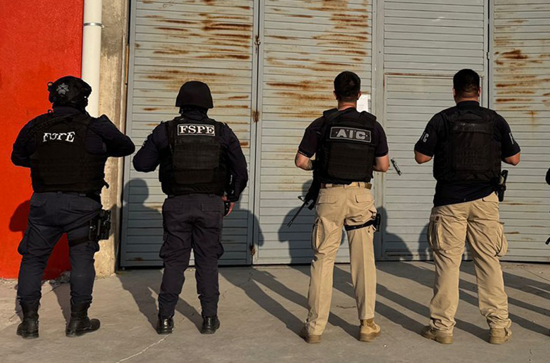 Operativo en Villagrán arrojó seis detenidos, cuatro son policías municipales